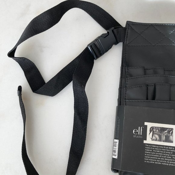 NWT! New Elf Studio Makeup Artist Brush Belt (black) makeup brush organizer - Picture 3 of 3